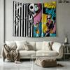 Jack & Sally Wall Tapestry Aesthetic Wall Hanging Printed Fabric Blanket Decorative Tapestries for Bedroom Living Room Home Decor