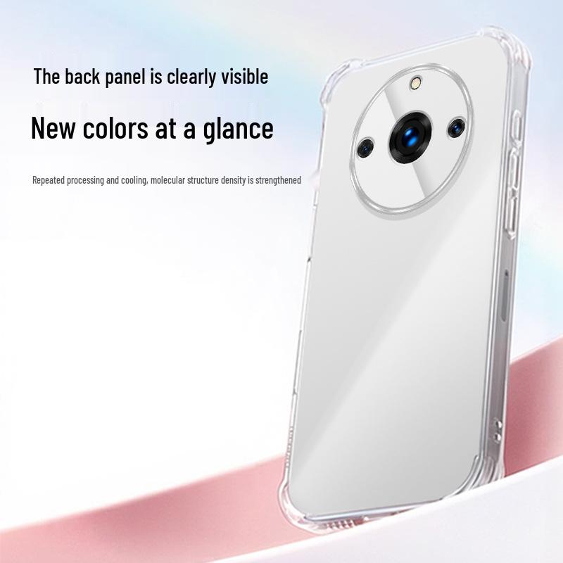 Realme 11 Pro/Pro+ Transparent Anti-Drop TPU Phone Case with Airbag Protection