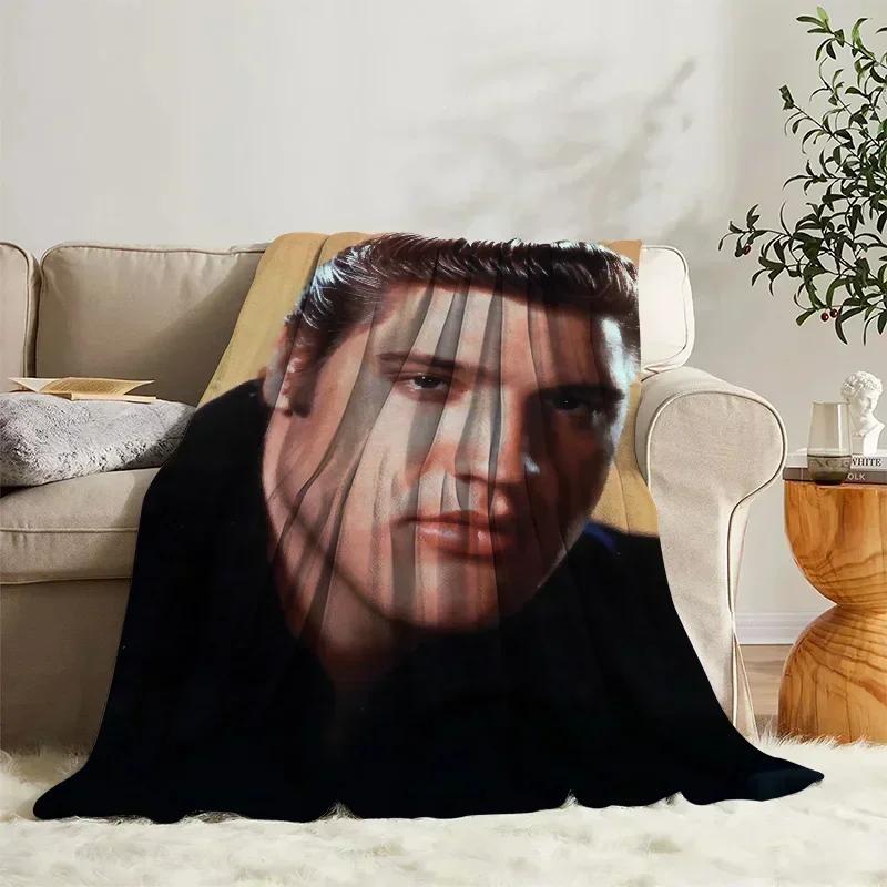 Fleece-Kuscheldecke Elvis-Tagesdecke auf dem Bett Dekorative Sofadecken für die Winter-Schlafzimmerdekoration Boho-Wohnkultur