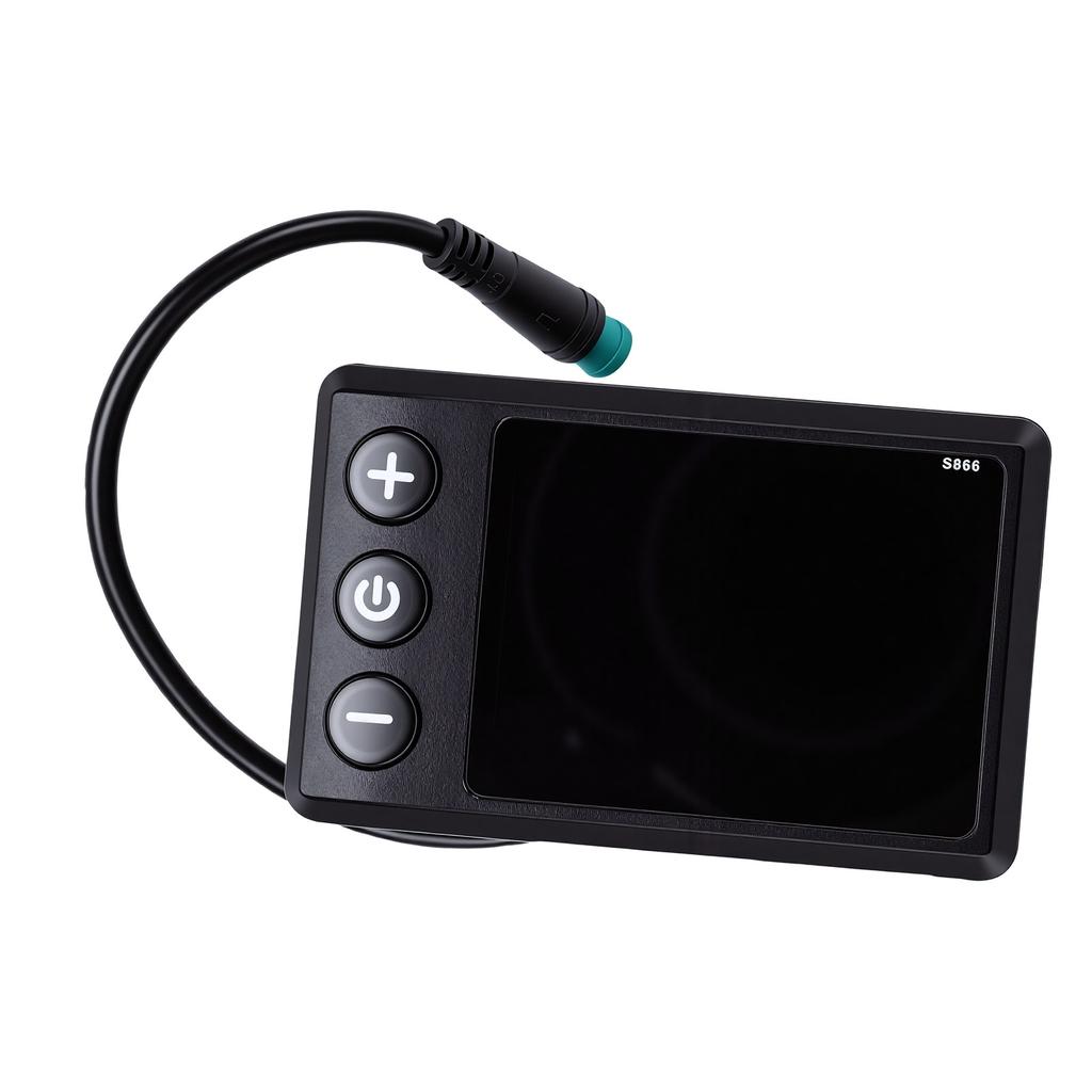 LCD displej pro elektrokolo S866 1S Panel LCD pro skútr s USB 5pinovým vodotěsným konektorem pro horské kolo Cyklistika