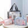 Waterproof Clear Cartoon Cosmetic Bag Storage Box Laundry Bag Travel Toiletries Storage Organizer
