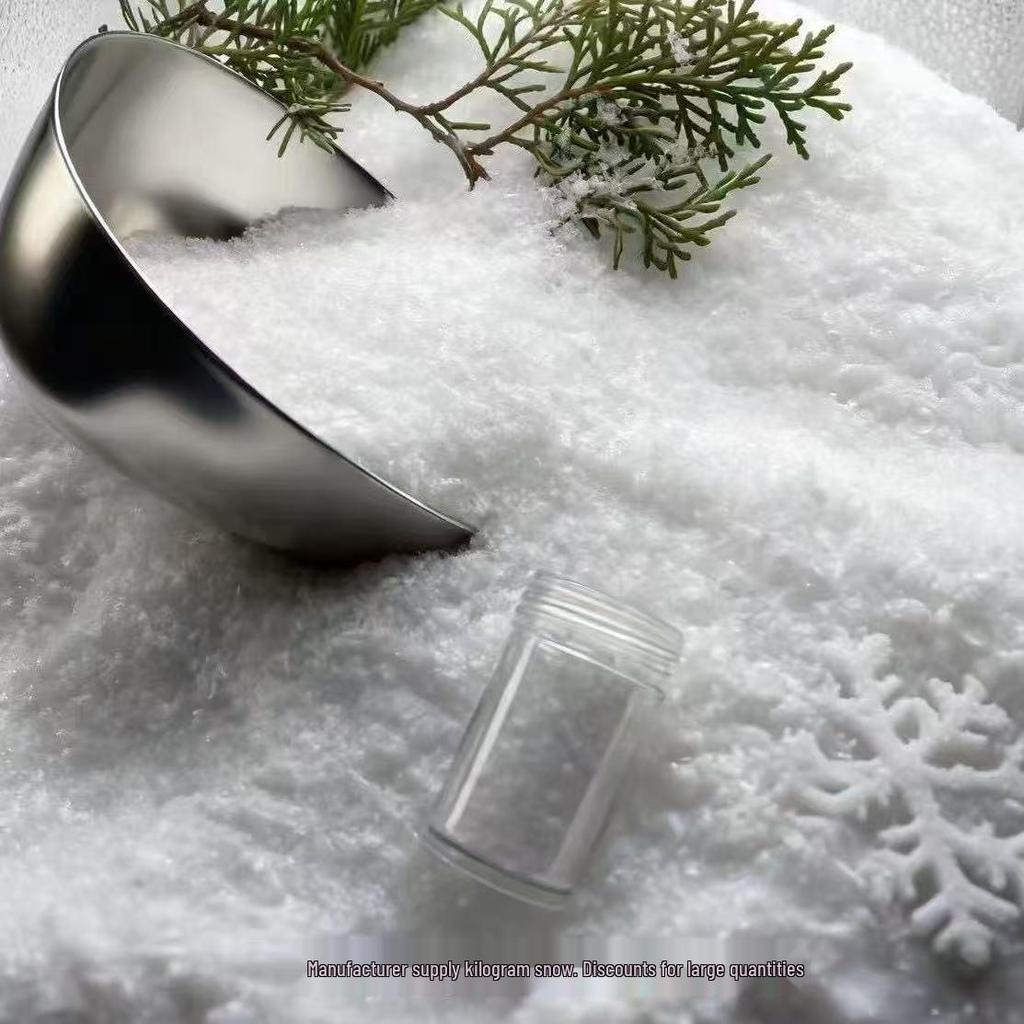 Simulated Snowflake Window Display Powder for Christmas Scenes