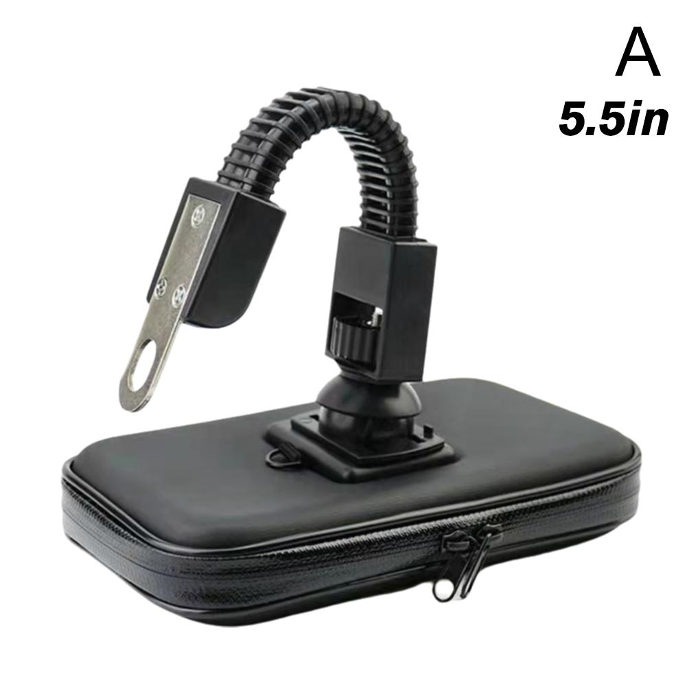 Motorcycle Telephone Holder Support Moto Bicycle Rear View Mirror Stand Mount Waterproof Scooter Motorbike Phone Bag