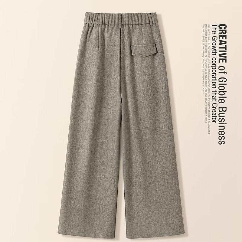 Women's High-Waist Wide-Leg Commuter Pants