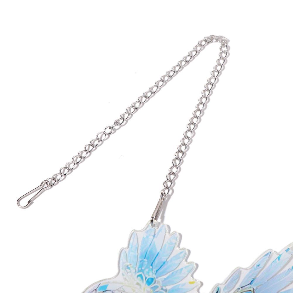Sky Stained Bird Hangings Pendant 2D Flat Bluebirds Suncatchers Window Hanging Bird  Courtyard