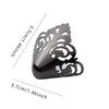 1pair High Heel Metal Toe Cap Wear and Tear Concealer Anti-kicking Leather Shoes Point Protector Flat Shoe Tips Cap Accessorices