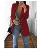 Mote krage slim fit cardigan temperament dressjakke for kvinner