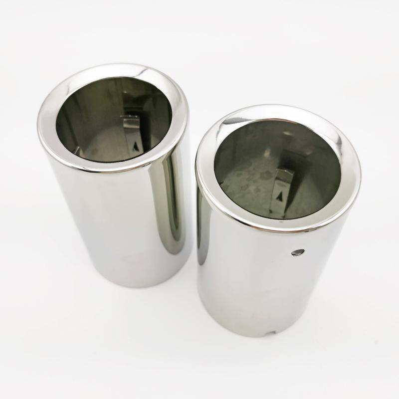 

accessoir de muffler end pipe exhaust for car tip Stainless Steel Tail decoration Tailpipe For mazda mx5 2015-2023 MX-5 Miata Silver 1 Pair