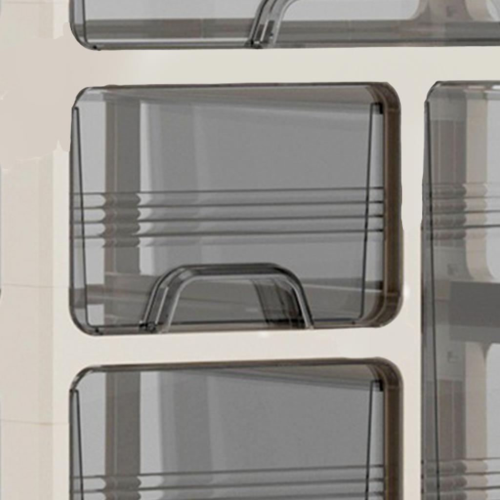 Organizator de birou cu sertar Cutie de depozitare din plastic pentru birou Organizare desktop pentru colecția de acasă