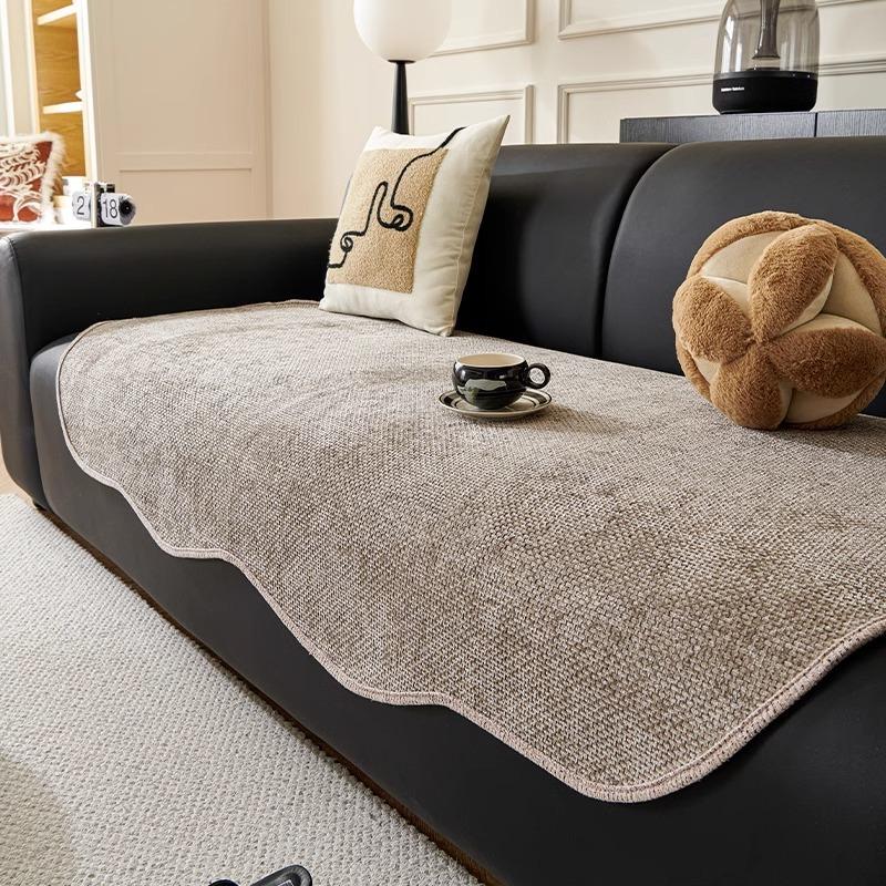 Simple Special-Shaped Sofa Cushion Is Universal In All Seasons  New High-End Non-Slip Seat Cushion Irregular Straight Row Cover Cloth