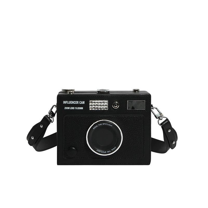 3D Camera Bag for Women Trendy Style Crossbody Box Bag Versatile Street Small Square Bag
