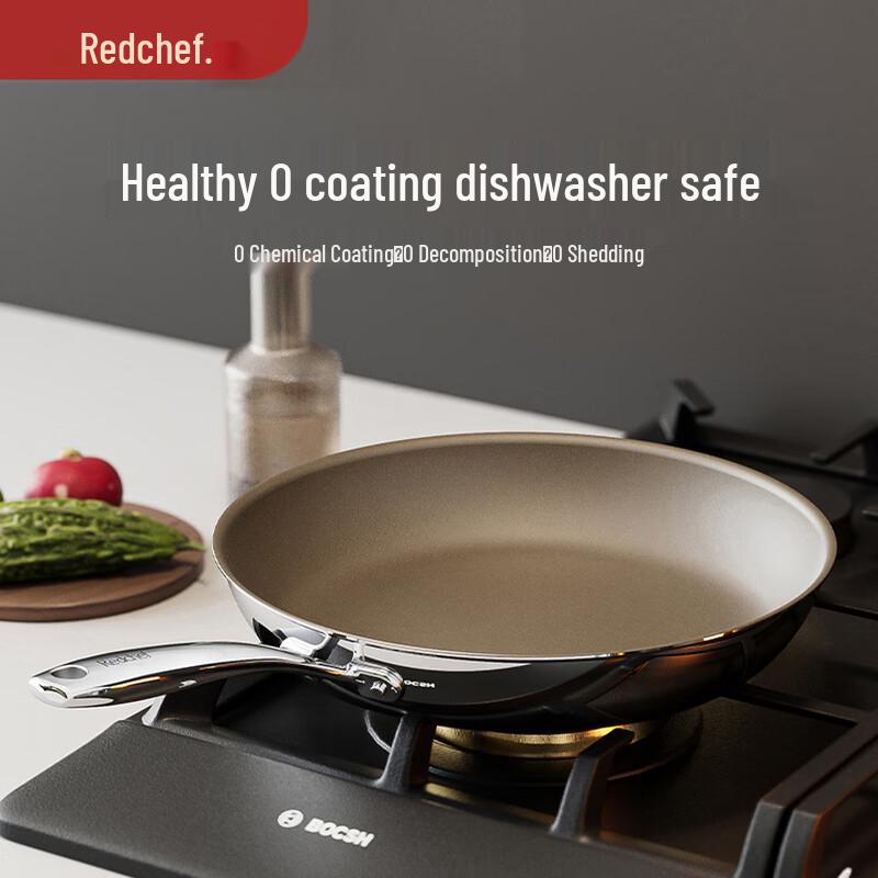 

HongChu 28cm Tri-Ply Steel Ceramic Non-stick Frying Pan