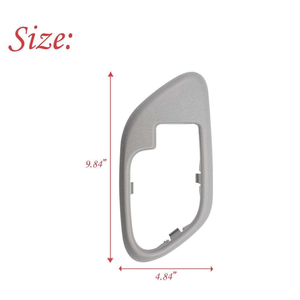 Bezele ornament mâner ușă Interior Înăuntru Interior Gri 15708080 pentru GMC C1500 C2500 C3500 K1500 K2500 Interior Înăuntru Interior Gri
