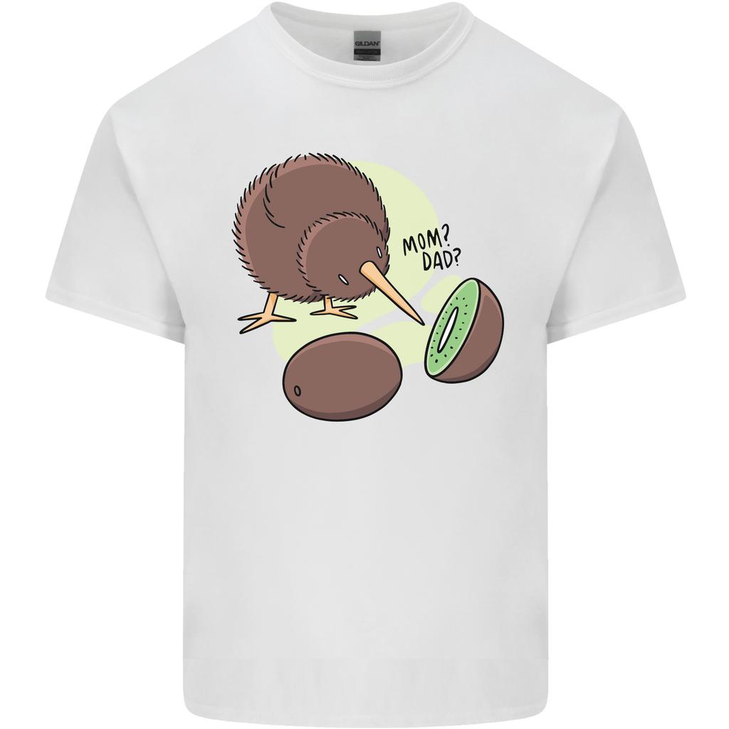 Funny Kiwi Fruit Bird Mom Dad Unisexs Light Cotton TShirt