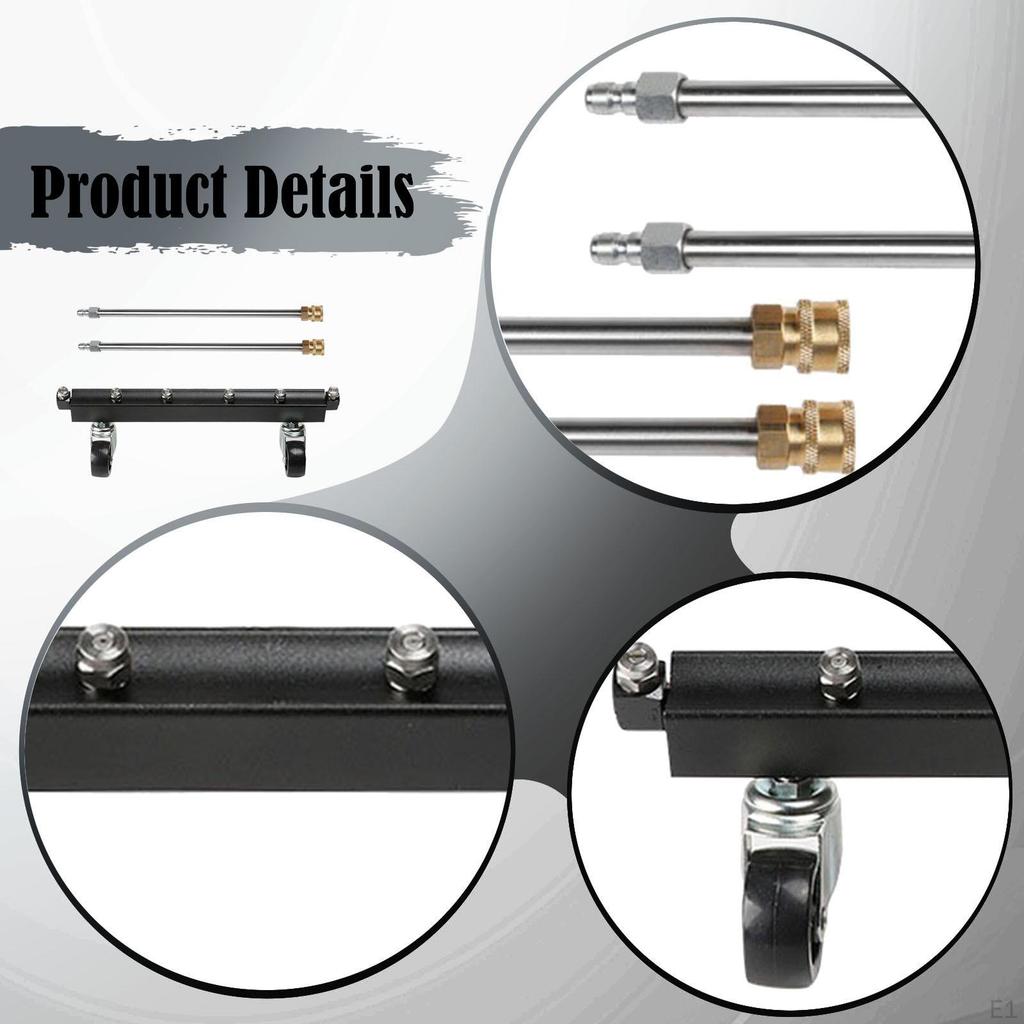 Undercarriage Cleaner Underbody Car Wash Water Broom Premium Surface Attachment for RV SUV