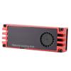 NVMe M.2 Heatsink Temperature Display Aluminum High Performance SSD Cooler with Dual Thermal Silicone Pads