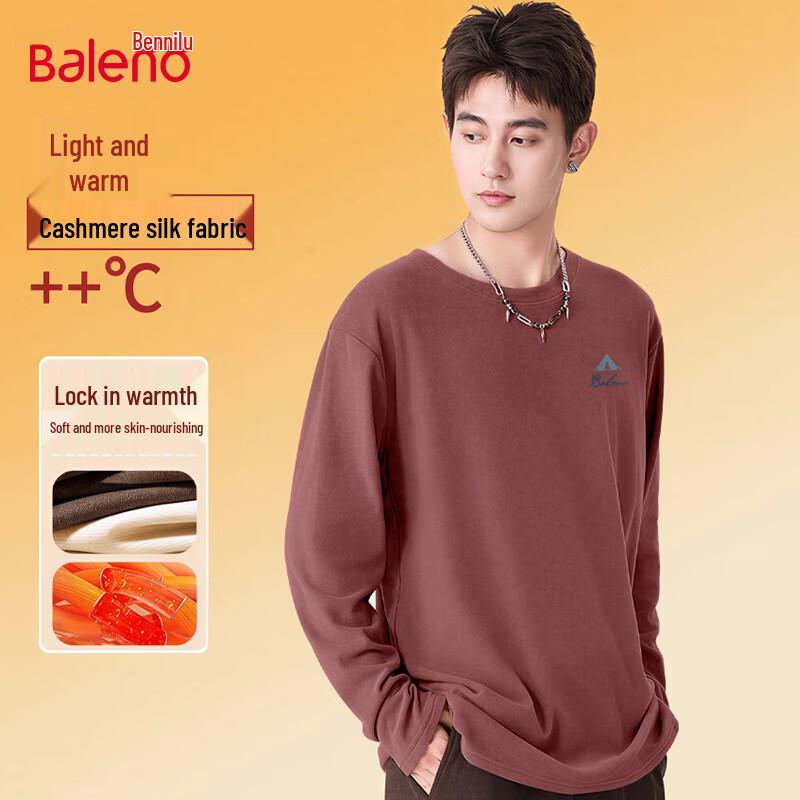 Baleno Men s Fleece Lined Thermal Long-Sleeve T-Shirt 3XL