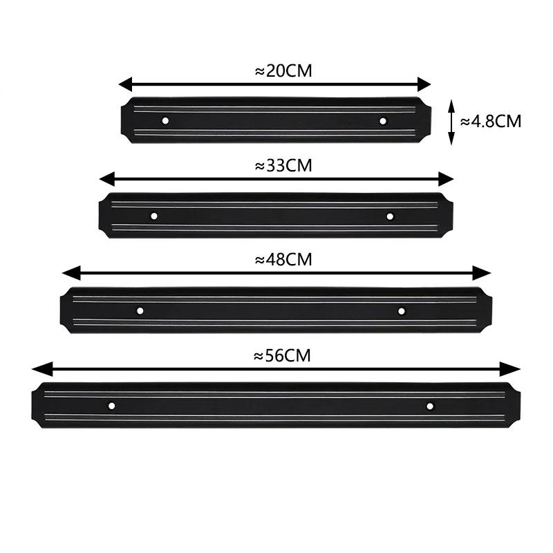 Multipurpose Magnetic Knife Rack Strip Household Kitchen Tools Space-Saving Wall Mounted Magnet Knives Holder With Rack