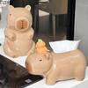 Cute Capybara Tissue Box Nordic Kitchen Animal Tissue Box Decoration Creative Ceramic Tissue Organizer Home Decor Accessories