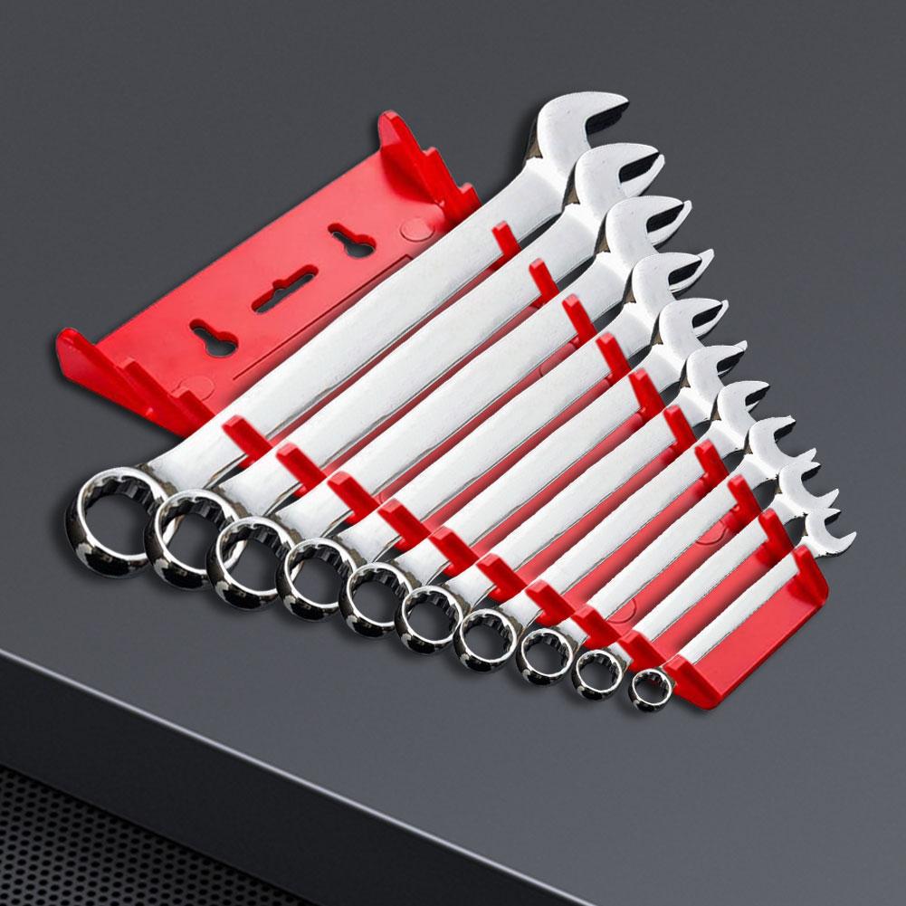 Magnetic Wrench Organizer 24 Slots Wrench Holder for Tool Box Drawer SAE (1/4In - 1-1/16In) and Metric (6 Mm - 24 Mm)