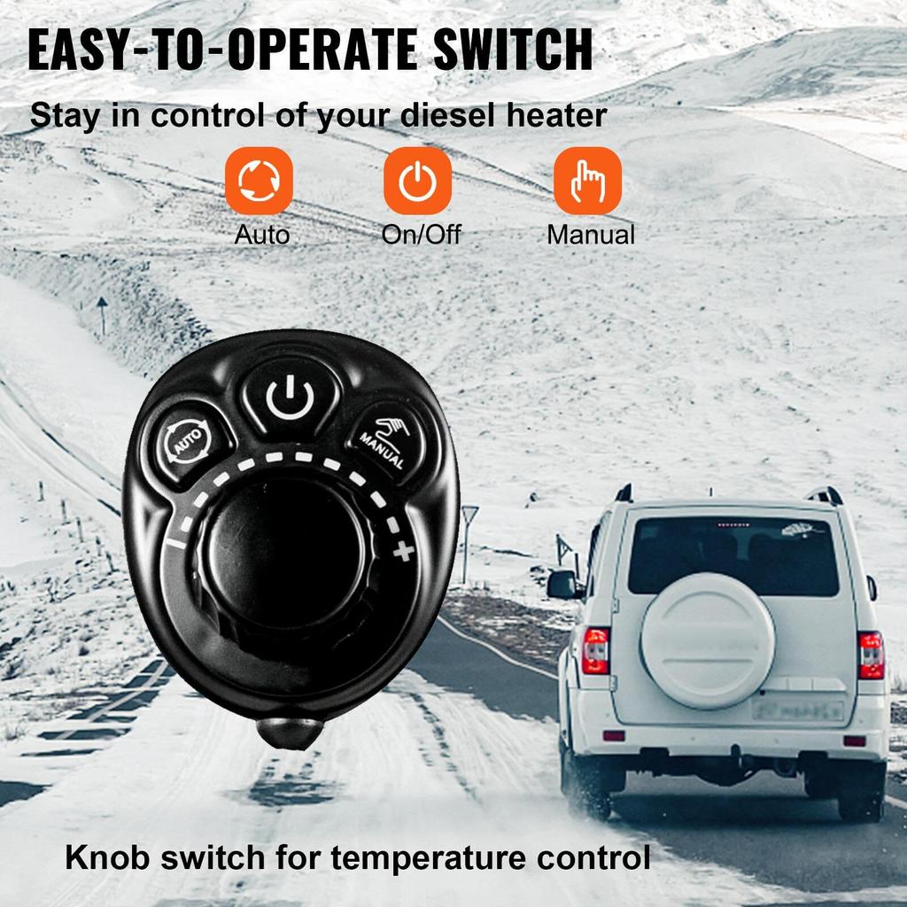 8kW 12V Πετρελαιο Θερμοσίφωνας Θέρμανση Στάθμευσης Θέρμανση Αέρα Τηλεχειριστήριο