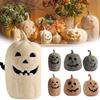 Dynia Dekoracja Halloween Ręcznie Rzeźbiona Klasyczna Jack Lantern Jesienna Dekoracja Stół Farmhouse Ganek Ozdoba Wewnętrzna