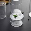 Transparent Glass Jar Candy Jars Cotton Swab Box Storage Tank Storage Jar Glass Box Organizer Decorative Jars Storage Boxes