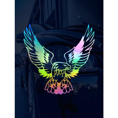 S-Multicolor 1PC Elegant Eagle Bird Car Stickers Car Body Window Bumper Vinyl Decal Car Accessories