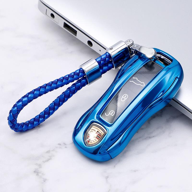 Porsche Key Cover for Cayenne, Macan, Panamera, & 718 - Protective Car Key Shell