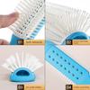 Handle Hollow Air Comb Anti Static Hollow Hair Brush Hair Care Portable Comb  Household