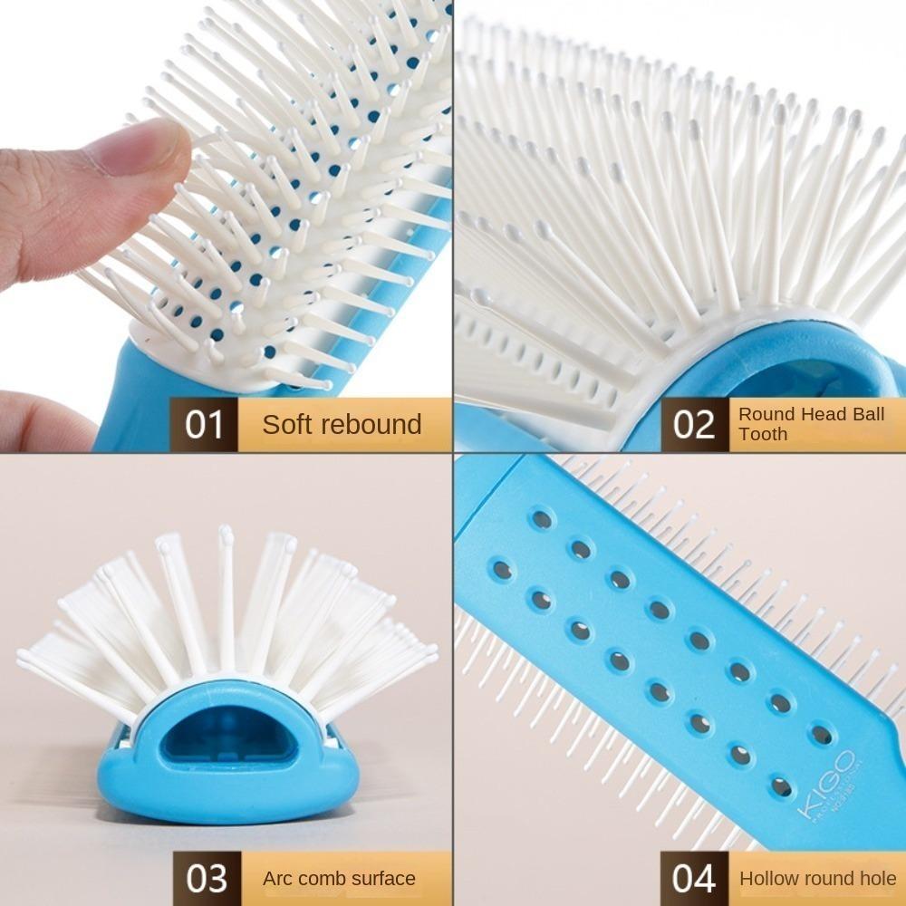 Handle Hollow Air Comb Anti Static Hollow Hair Brush Hair Care Portable Comb Household