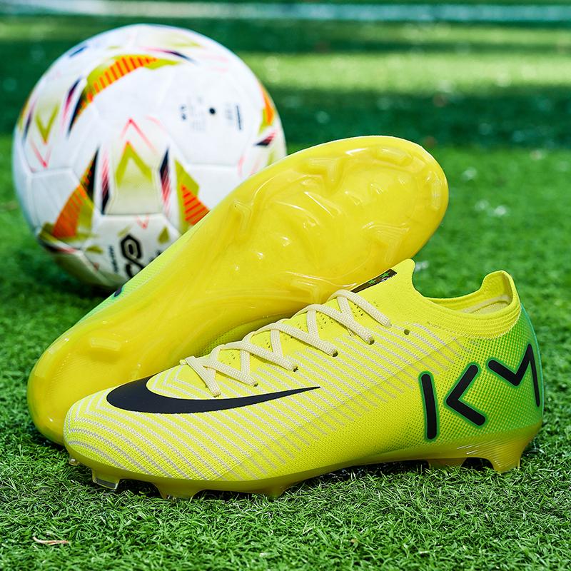 New Men Football Boots Non-Slip Soccer Shoes Grass Cleats High-top Futsal Sneakers High-quality Match Indoor Hot-selling Outdoor