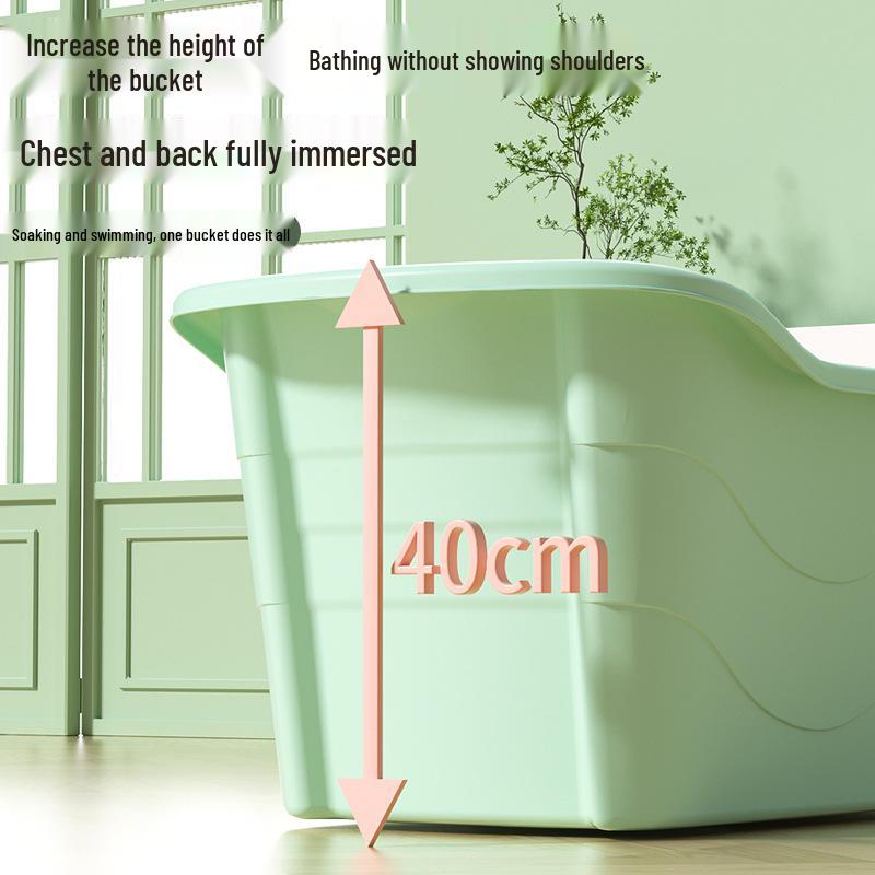Large Infant & Child Soaking Bathtub - Full Body Bath Tub for Home