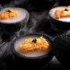Meteorite Soup Bowl Creative Molecular Food Bowl Imitation Volcanic Stone Ball Plate Round Smoked Bowl Black Tableware