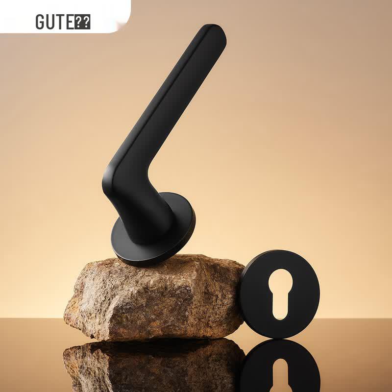 GUTE Matte Black Silent Interior Door Lock