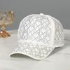 2023 Spring New Women Rhinestone Letter M Baseball Caps Adjustable Hip Hop Fashion Shiny Hats Outdoor Travel All-match Caps
