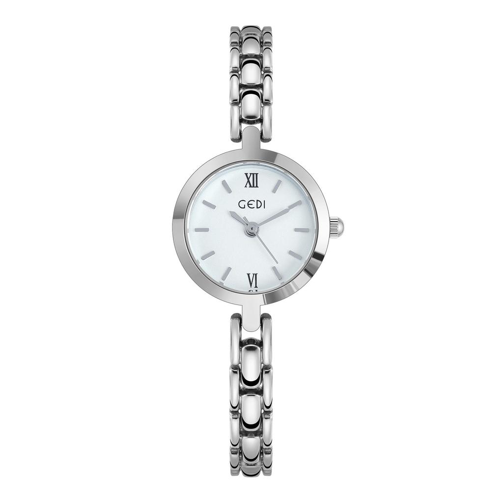 Exquisite Alloy Watch Women'S Simple Temperament Thin Belt Small High-End Quartz Watch
