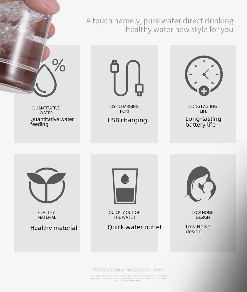 Dual-Purpose Electric Water Dispenser for Bottled and Table Use