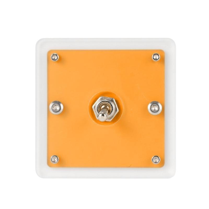 652F Modern Acrylic Single/Double Toggles Switches Panel Multicolor Design Easy To Clean for Personalizing Home Setting