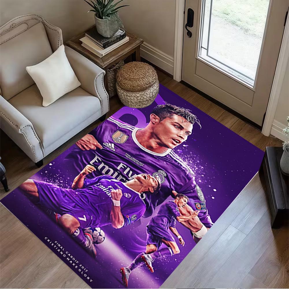 Ronaldo's Champions Moment Floor Mat Perfect for Decorate room Dining Room Bedrooms Game Room Antislip Carpet Office home decor Spiritual Gift