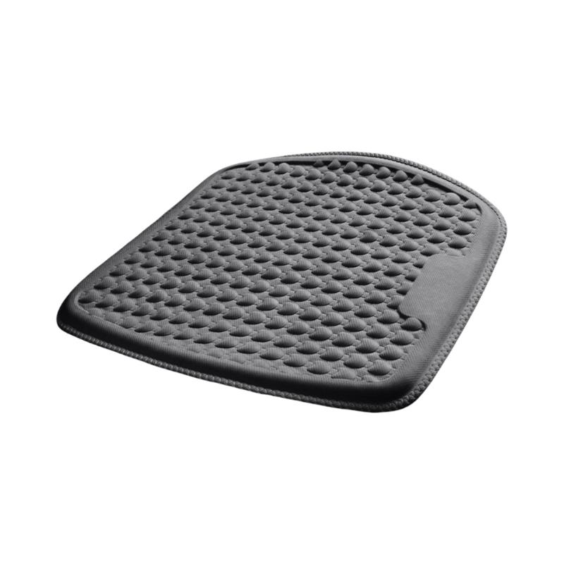 Ventilated Breathable Ice Cooling Car Seat Pad With Mesh And Spinal Support For Hot Weather Comfort Extended Driving