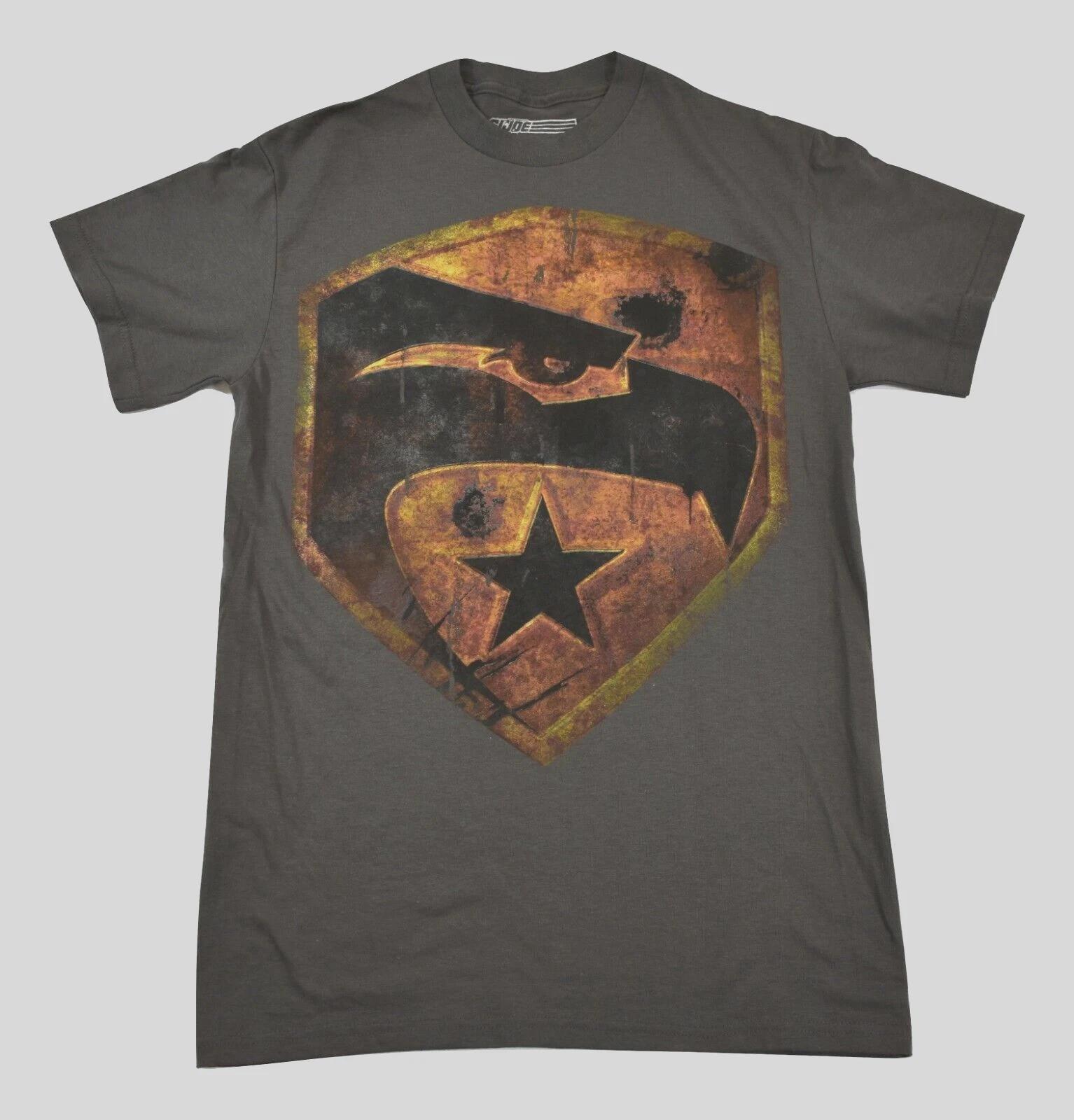 

GI Joe Mens Retaliation Insignia Rustic Eagle Symbol Shirt New Small M