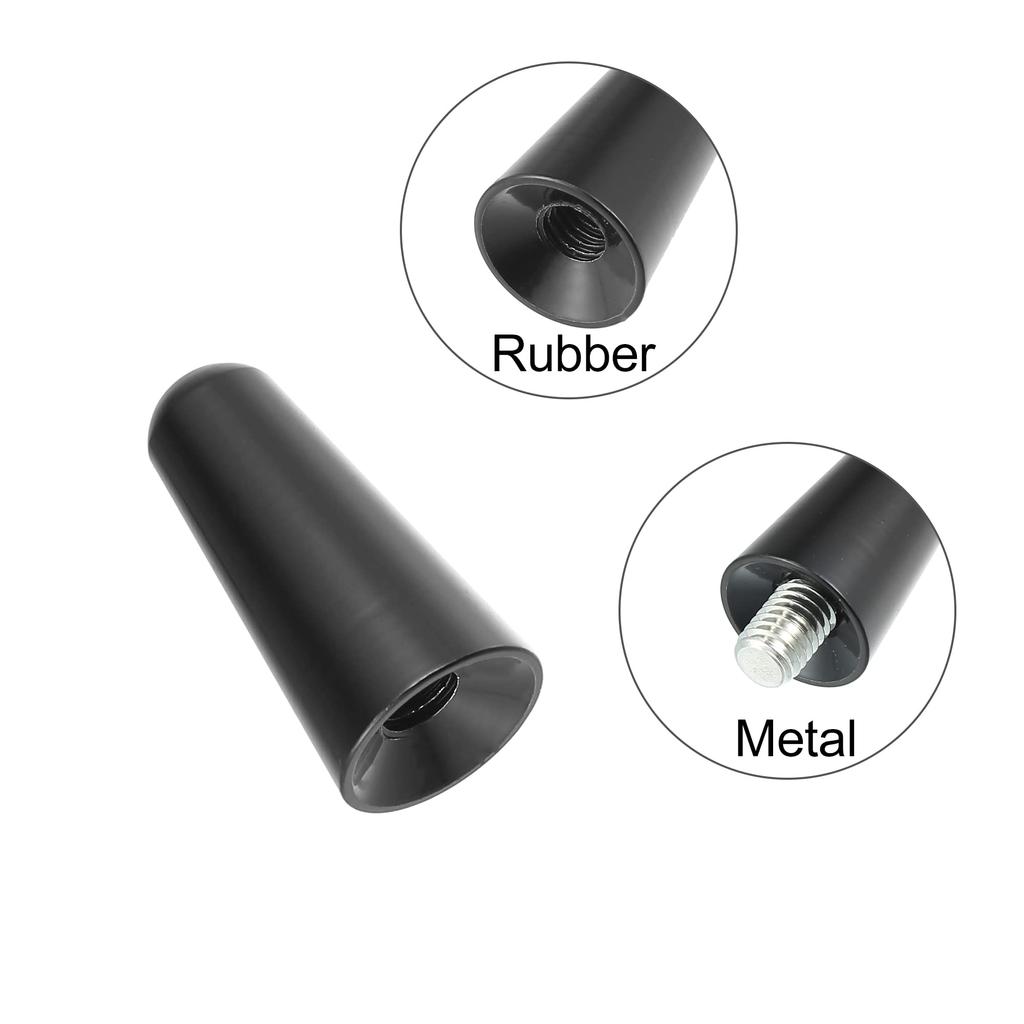 X AUTOHAUX Ultra Short Antenna Car AM/FM Antenna Radio Amateur Radio Antenna High Sensitivity Stereo Signal Replacement Aluminum Alloy 3cm