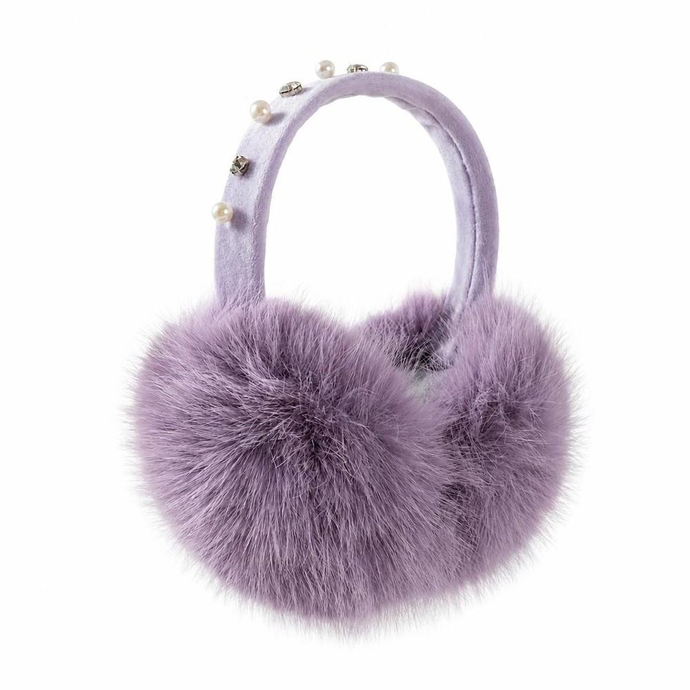 Faux Fur Plush Earmuffs Soft Plush Ear Warmers Gifts Headband Earmuffs Cold Weather Wear