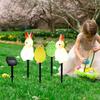 Luci Solari di Pasqua per Esterno Impermeabili Luci a Forma di Coniglio per Sentieri Decorazioni Pasquali Decorazioni Giardino Esterno Veranda Prato Decorazione per l'Ingresso