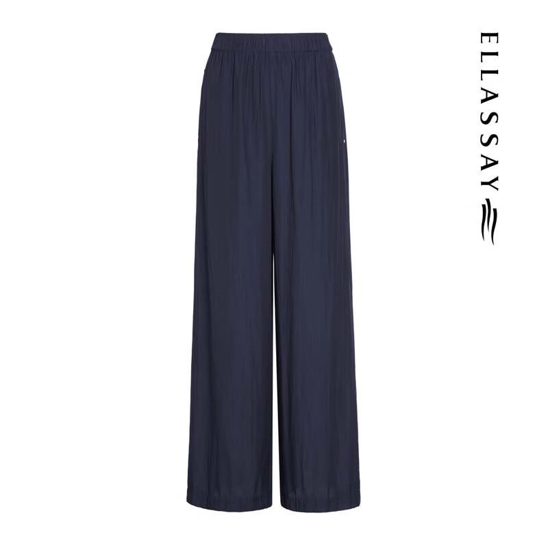 ELLASSAY Simple Versatile Elastic Waist Women's Pants