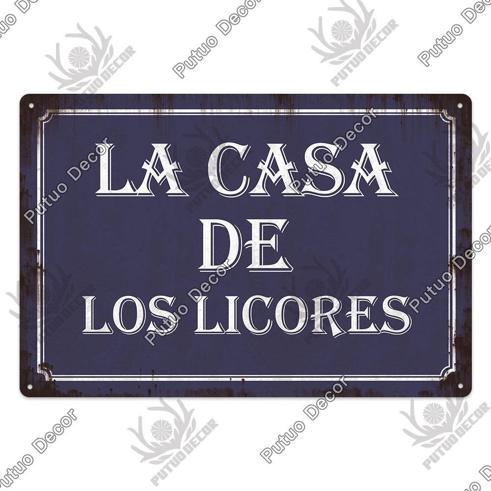 

Putuo Decor Испанская Вывеска Винтажная Металлическая Жестяная Вывеска Бар Паб Клуб Хогарена Бано Пещерный Человек Настенный Декор Железная Роспись Декоративная Тарелка 20x30cm（7.8x11.8inch）