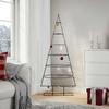 Christmas Tree - Black Metal - 150 Cm - Contemporary Design - Customizable Decoration