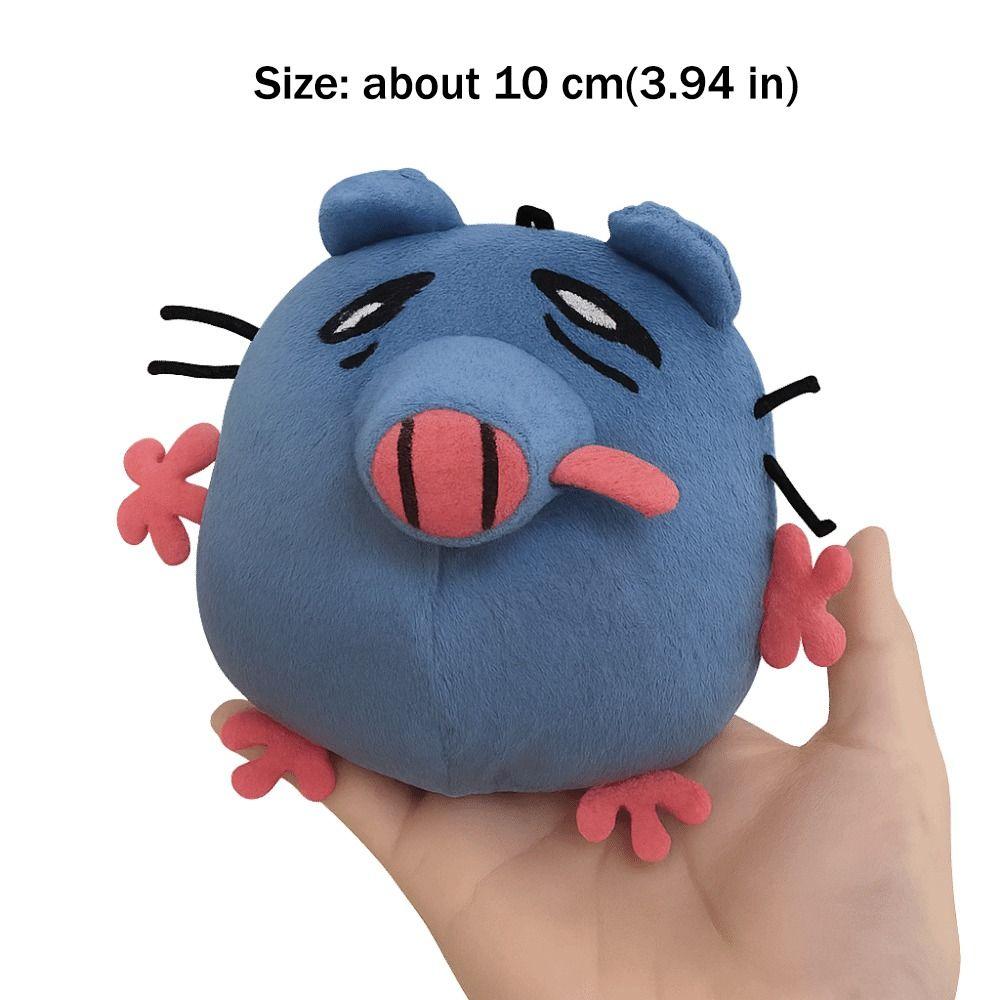 New Recordable Blue Mouse Plush Doll Keychain Stuffed Animals Doll Bag Pendant Car Key Ring School Bag Decoration