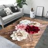 3D Printed Carpet Flower Pattern Living Room Decoration Carpet Sofa Tea Table Mat Bedroom Bedside